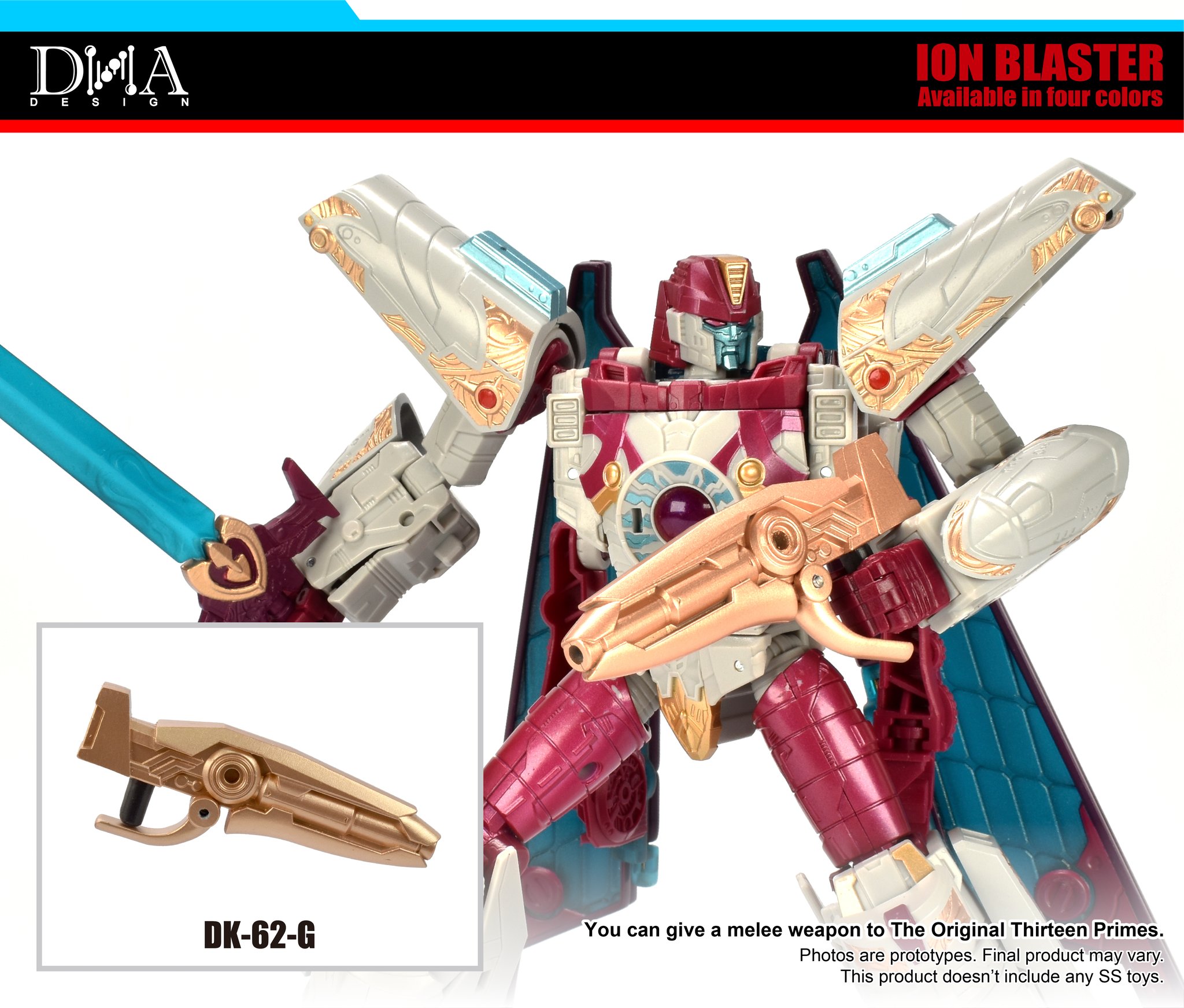 DNA Design DK-62 オプティマス　メガトロン　トランスフォーマー DNA Design DK-62 ONE Optimus Prime & Megatron Gear Master